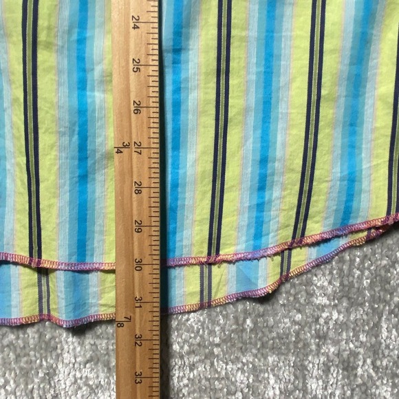 Striped Button‎ Down Shirt Long Sleeve Colorful Casual Menswear - Picture 7 of 7